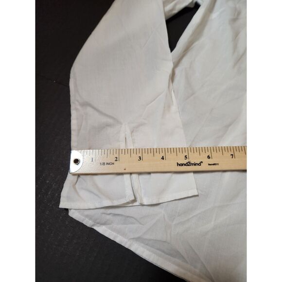 Eddie Bauer White Button Blouse Women’s Petite Small - Picture 3 of 7